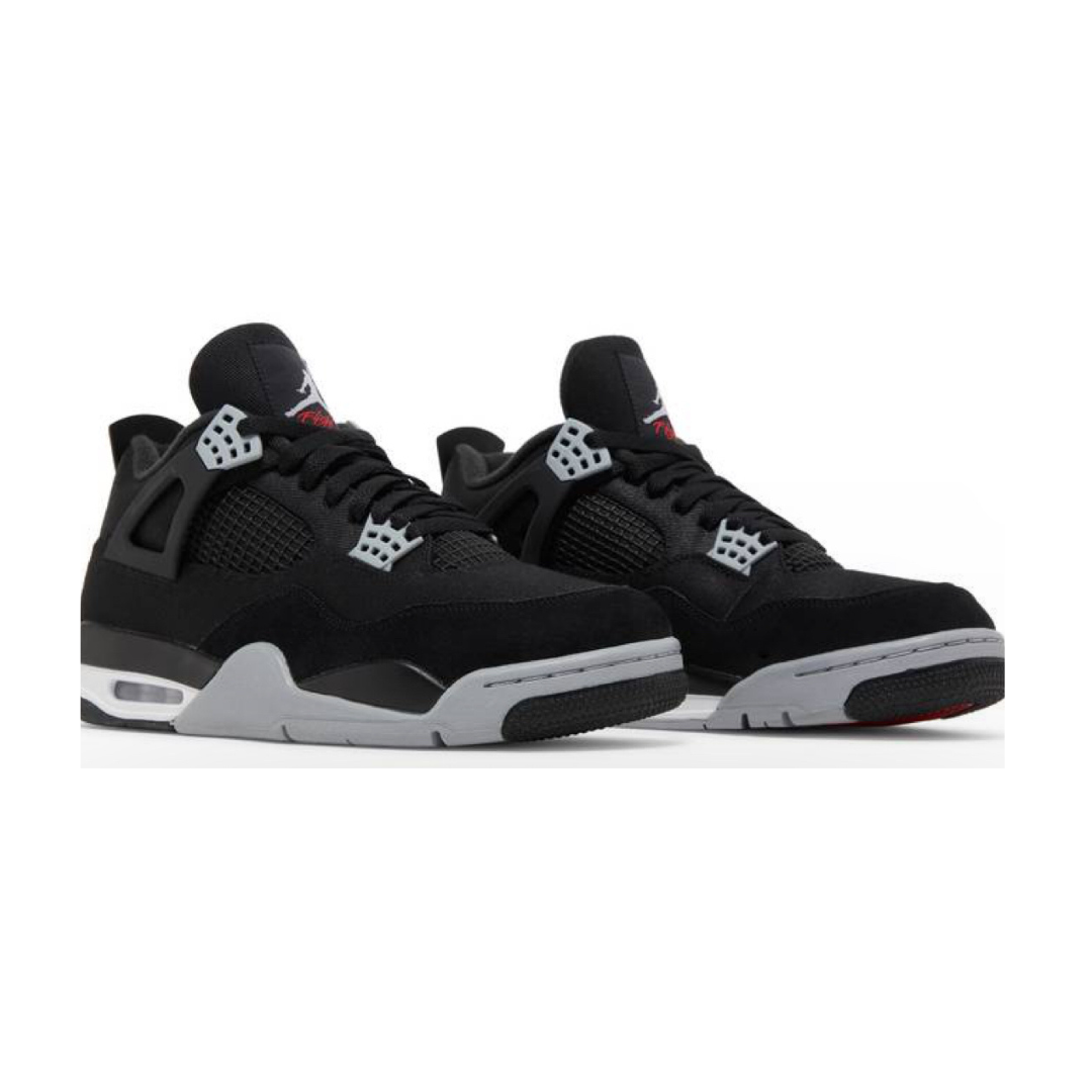 Air Jordan 4 Black Canvas