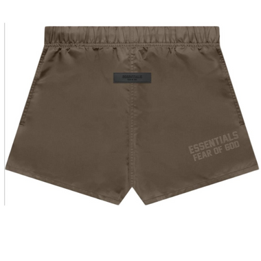 Fear of God Essentials Nylon Running Shorts - Wood