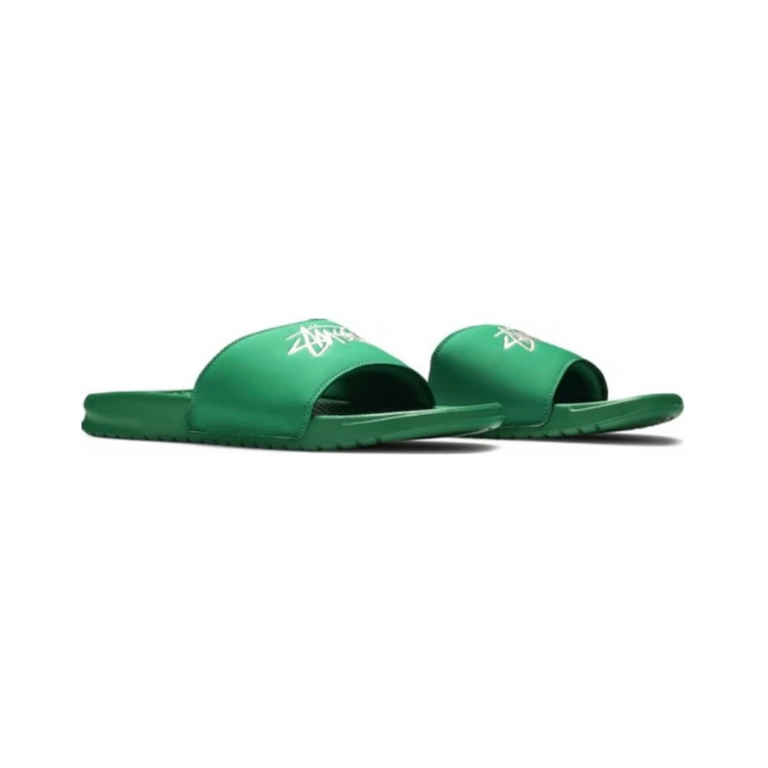 Nike Benassi Slide - Stussy Green