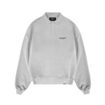Represent Owners Club Long Sleeve Polo Sweater Ash Grey