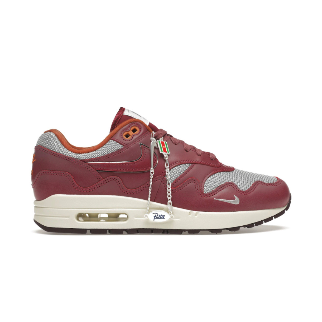 Nike Air Max 1 Patta Waves Maroon Rush